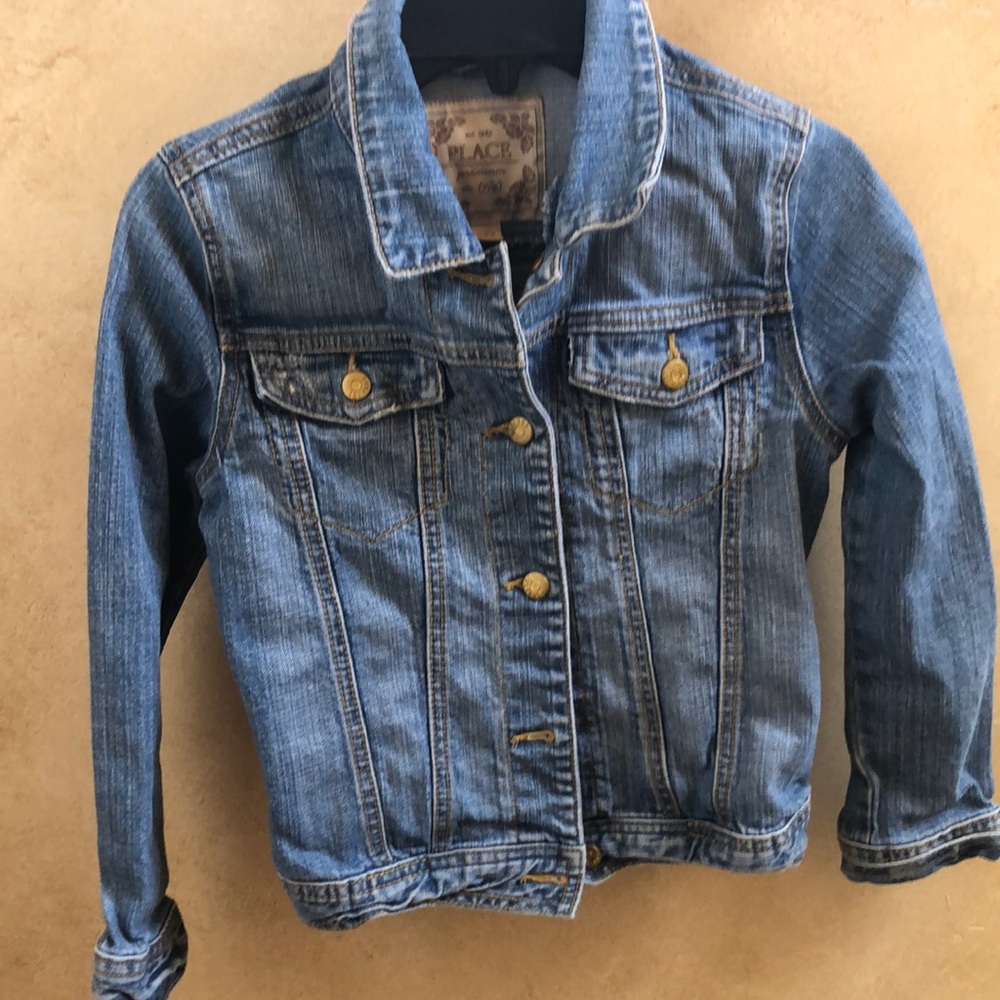 Girl’s Jean jacket size 7/8 blue denim